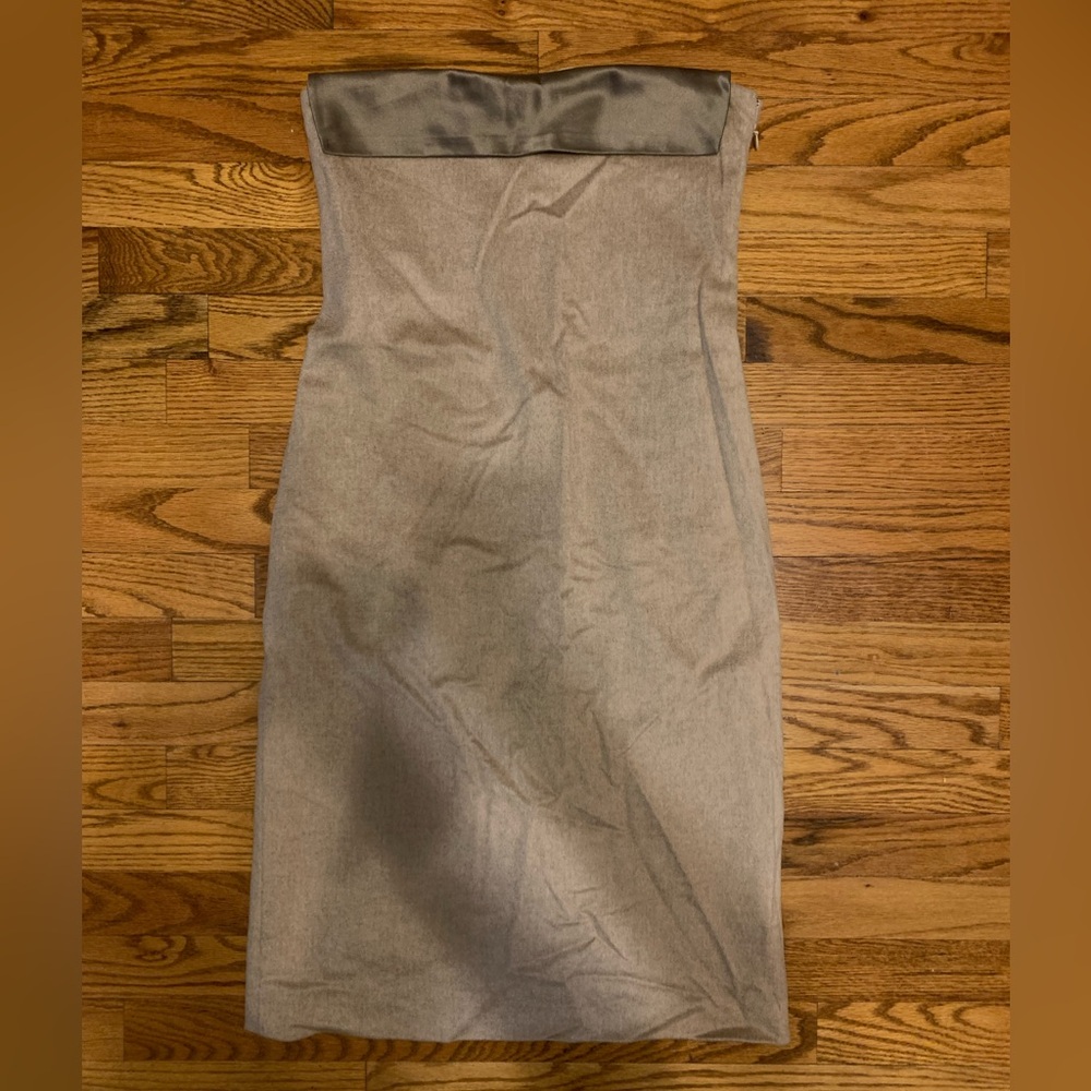 TSE New York Tan Strapless Sheath Dress